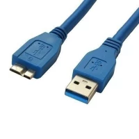 CABLE DATOS USB A MICRO USB 3.0/FLAT 0,5 MT AZUL COD:0150161 ULINK