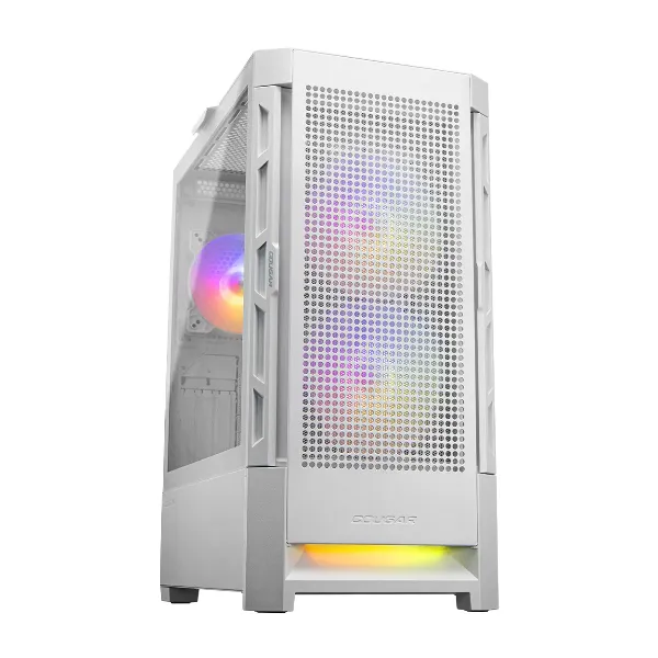 GABINETE GAMER DUOFACE RGB WHITE 3 F/ARGB /MATX/SIN FUENTE