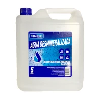 AGUA DESMINERALIZADA 5 LTS