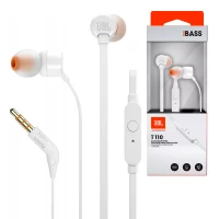 AUDIFONO CON MIC. IN-EAR JBLT110WHT JBL