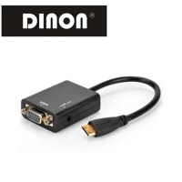 ADAPTADOR/CABLE HDMI/VGA M/H+AUDIO/20CM 9286 DINON
