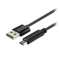 CABLE CARGA/DATOS USB A TIPO C XTC-510 1.8MT NEGRO XTECH