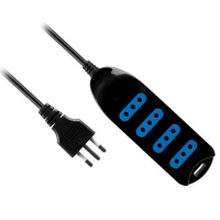 ALARGADOR ELEC. MULTIPLE 4 ENCH 19PLC0415N NEGRO 1.5M PHILCO