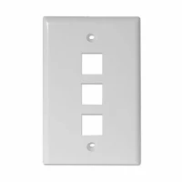 FACEPLATE RJ45/TRIPLE BLANCO/FP3WL LINK MADE