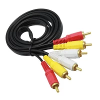 CABLE AUDIO-VIDEO 3 RCA MACHO-MACHO 25MT COD: 9137 DINON