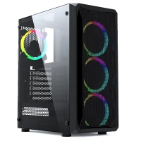 GABINETE GAMER JX188-9-B /4 FAN/3 F/1B S/DUCTO POWERCASE