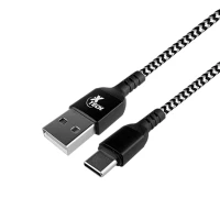 CABLE CARGA/DATOS USB C A USB 2.0 1.8MT/TRENZADO/XTC-511 XTECH