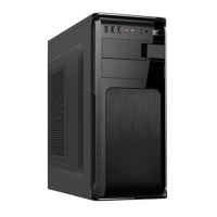 GABINETE MEDIO XTQ-209CL CON FUENTE/600W GENERICA XTECH