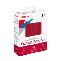 D. DURO EXT. 2,5" USB 3.0 1 TB   ADVANCE RED TOSHIBA