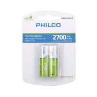 PILA RECARGABLE AA/2700 MAH 5UN.  42ULX-5H270 PHILCO