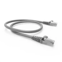 CABLE PATCH CORD CAT.5E 1,0M(3FT) PTO/PTO/GRIS/210022 ULINK