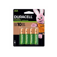 PILA RECARGABLE AA 4/2500 MAH PACK 4 UN. DURACELL