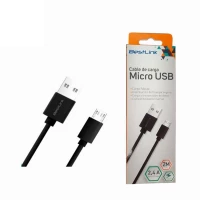 CABLE CARGA/DATOS USB A MICRO USB NEGRO 2MT/BL-CH20400B/300309 BESTLINK