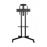 SOPORTE TV 32" A 65" PEDESTAL CON RUEDAS