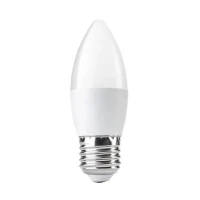 AMPOLLETA LED TIPO VELA/LUZ CALIDA 5W/E27/C37-5W LOGIC