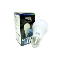 AMPOLLETA LED TIPO BALLET/LUZ FRIA 11W/E27/A60 CLASS WELLMAX