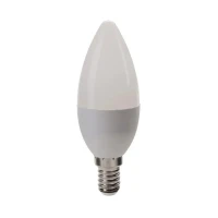 AMPOLLETA LED TIPO VELA/LUZ FRIA 6W/E14/C37 WELLMAX