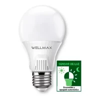 AMPOLLETA LED TIPO BALLET/LUZ FRIA/9W A60/SENSOR /174630 WELLMAX