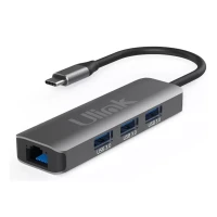 ADAPTADOR/ CABLE 4 EN 1 USB C /UCB 3.0/RJ45 UL-ADC403G ULINK