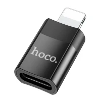 ADAPTADOR LIGHTNING A USB C UA17 NEGRO HOCO
