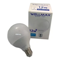 AMPOLLETA LED TIPO GLOBO/BLANCO FRIO G95/12W/E27 WELLMAX