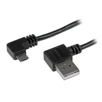 CABLE DATOS MICRO USB 90° A USB 1MT/USB2AUB2RA1M STARTECH