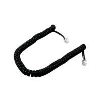 CABLE TELEFONICO RETRACTIL 1,5MTS 4P4C/NEGRO