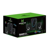 PARLANTES 2.1 QUAKE GAMES LED 10W RMS/29MTGSW312 MONSTER