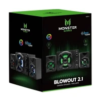 PARLANTES 2.1 BLOWOUT GAMES LED 10W RMS/29MTGSW919 MONSTER