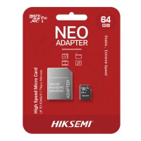MEMORIA MICRO SD 64GB CON ADAPTADOR NEO HIKSEMI