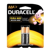 PILA ALCALINA AAA PACK 2 UN. DURACELL