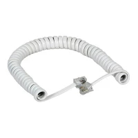 CABLE TELEFONICO ESPIRAL/RJ9 3MT MT-1270 BLANCO MACROTEL